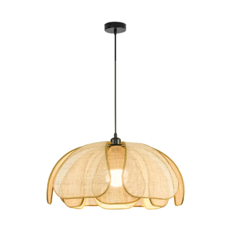Luce a sospensione Rattan a 1 luce