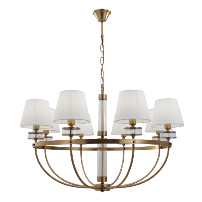 Lampadario vintage da sala da pranzo e soggiorno a 8 tonalità