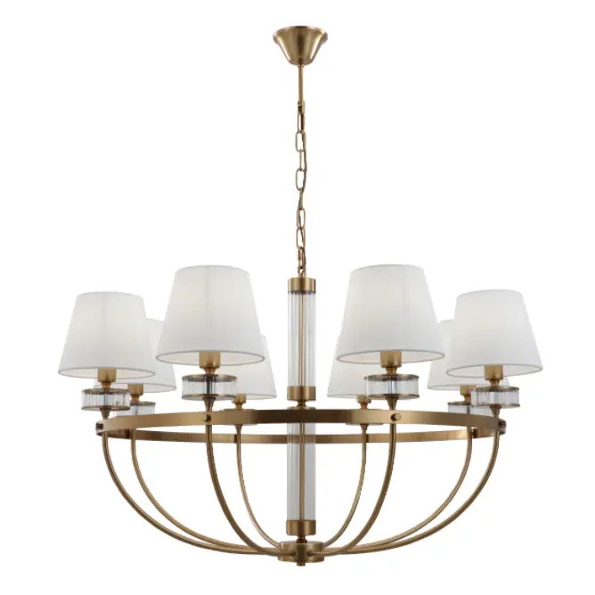 Lampadario vintage da sala da pranzo e soggiorno a 8 tonalità