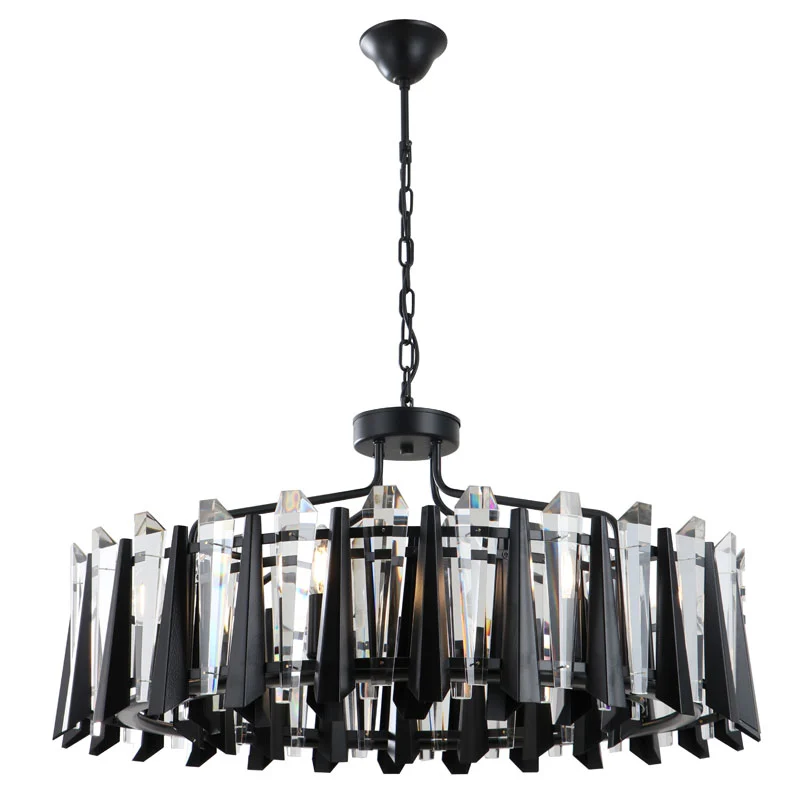 Lampadario di cristallo di lusso contemporaneo