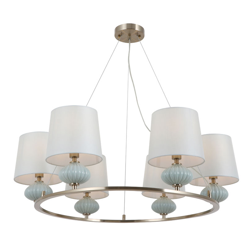 Lampadario Crown in Ceramica Per Ingresso Foyer E Soggiorno
