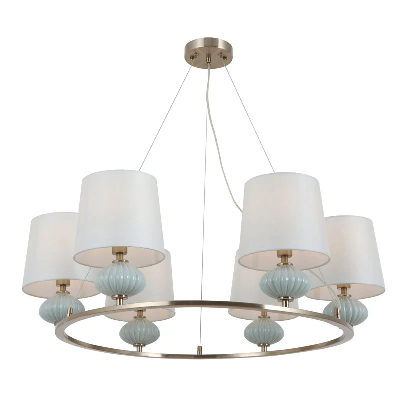 Lampadario Crown in Ceramica Per Ingresso Foyer E Soggiorno