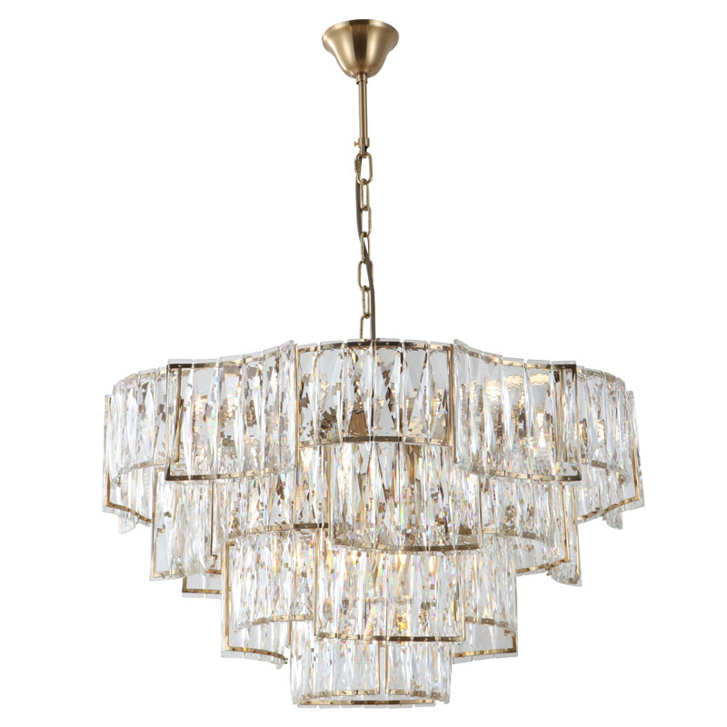 Lampadario di cristallo vintage di lusso