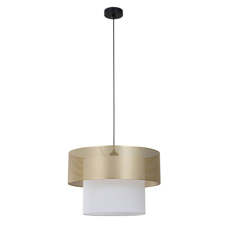 Lampada a sospensione in tessuto a due livelli per cucina