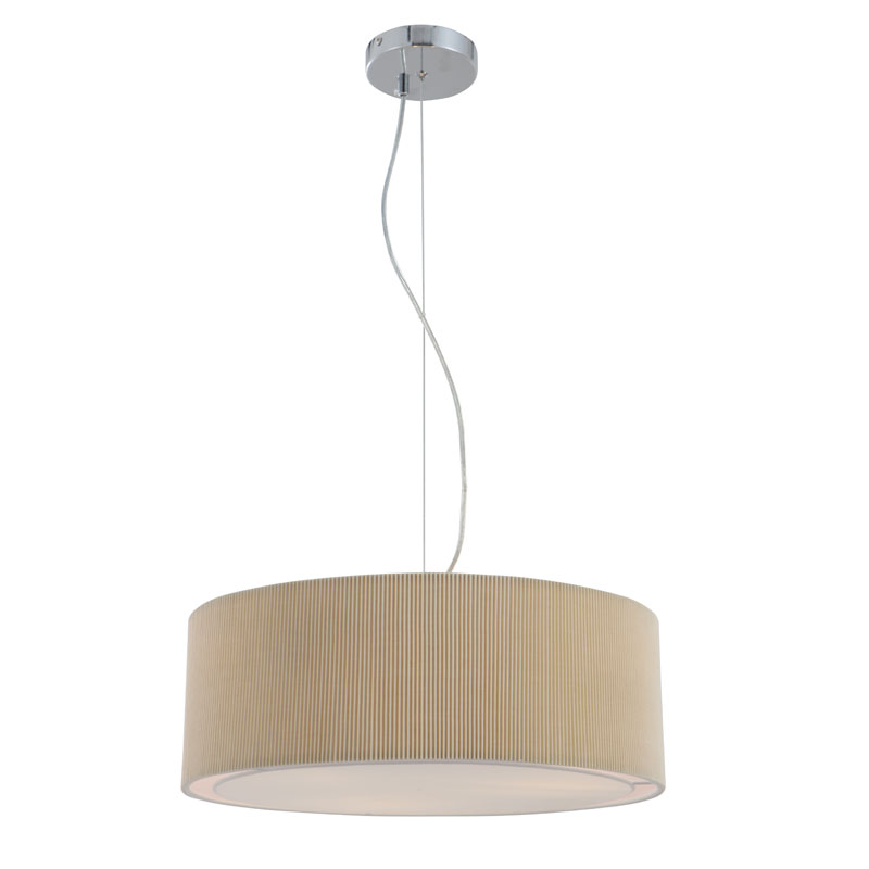 Lampada a sospensione moderna beige caldo